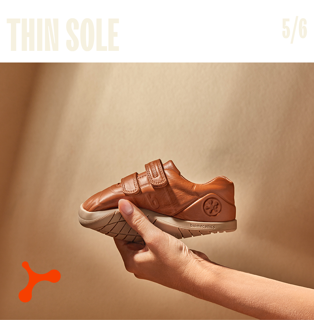 A sole that favours a greater perception of the terrain and also ensures maximum protection against any possible obstacles.